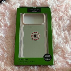Kate Spade Wavy iPhone 17 Pro Max Case - Pink/Cream
